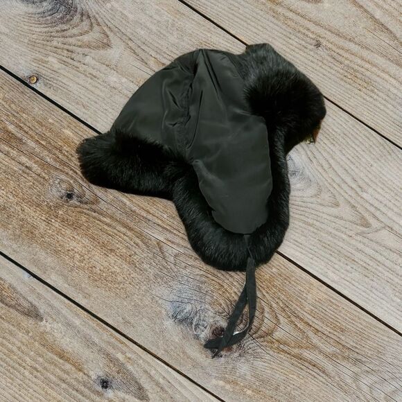ADRIENNE LANDAU Real Fur Rabbit winter hat main image 7
